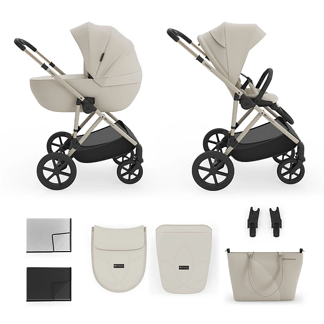 Kinderkraft Prime 3 baby stroller 2in1 BEIGE