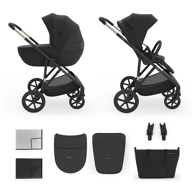 Kinderkraft Prime 3 baby stroller 2in1 BLACK