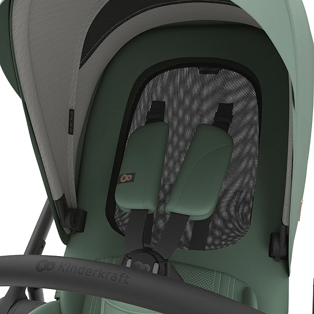 Kinderkraft Prime 3 baby stroller 2in1 GREEN