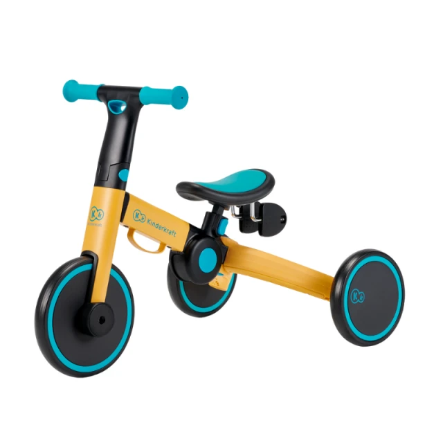 Kinderkraft tricycle 3 in 1 4TRIKE yellow