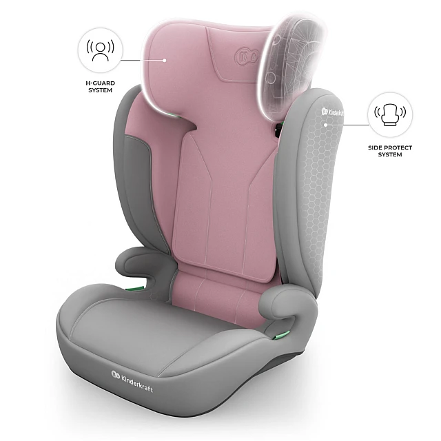 Kinderkraft I-SPARK 2 PLUS car seat PINK