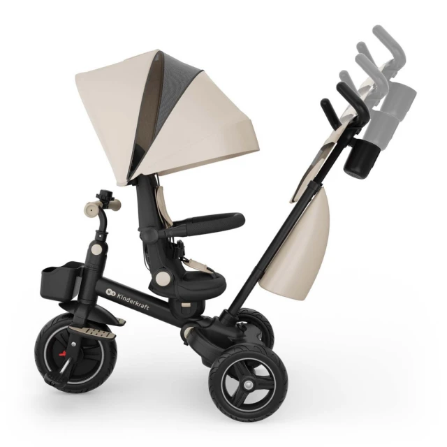 KinderKraft SPINSTEP 2 PLUS tricycle BEIGE
