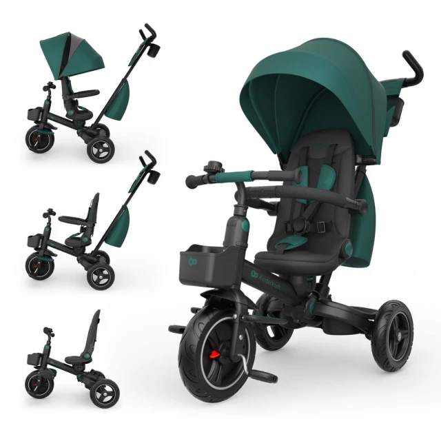 KinderKraft SPINSTEP 2 PLUS tricycle GREEN