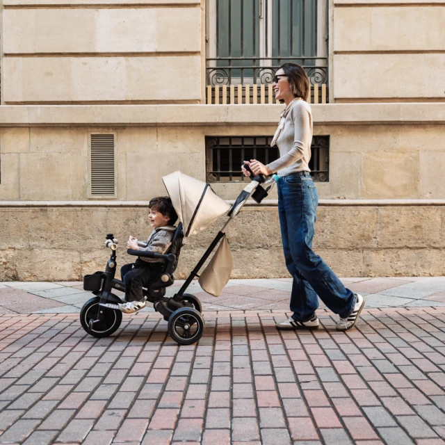 KinderKraft SPINSTEP 2 PLUS tricycle BEIGE