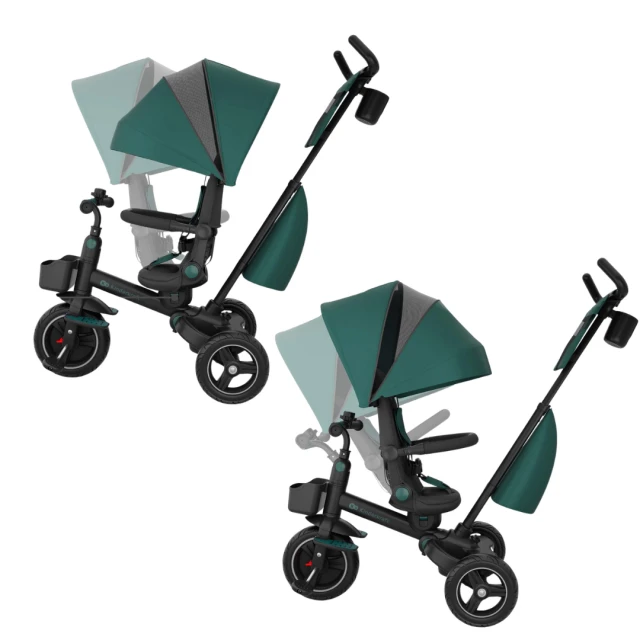 KinderKraft SPINSTEP 2 PLUS tricycle GREEN