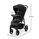 Kinderkraft TRIG 3 бебешка количка с табла ONYX BLACK