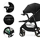 Kinderkraft TRIG 3 бебешка количка с табла ONYX BLACK