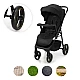 Kinderkraft TRIG 3 бебешка количка с табла ONYX BLACK