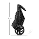 Kinderkraft TRIG 3 baby stroller with tray GRANITE GREY