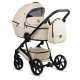 Tutis VIVA 5+ Leather baby stroller 2 in 1 086 Vanilla