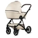 Tutis VIVA 5+ Leather baby stroller 2 in 1 086 Vanilla