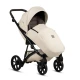 Tutis VIVA 5+ Leather baby stroller 2 in 1 086 Vanilla