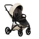 Tutis VIVA 5+ Leather baby stroller 2 in 1 086 Vanilla