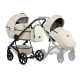 Tutis VIVA 5+ Leather baby stroller 2 in 1 086 Vanilla