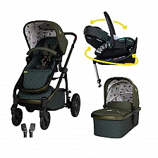 Cosatto CT5713 WOW 3 BUREAU stroller + CT6082 ACORN Recline car seat + CT6005 base