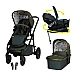 Cosatto CT5713 WOW 3 BUREAU stroller + CT6082 ACORN Recline car seat + CT6005 base