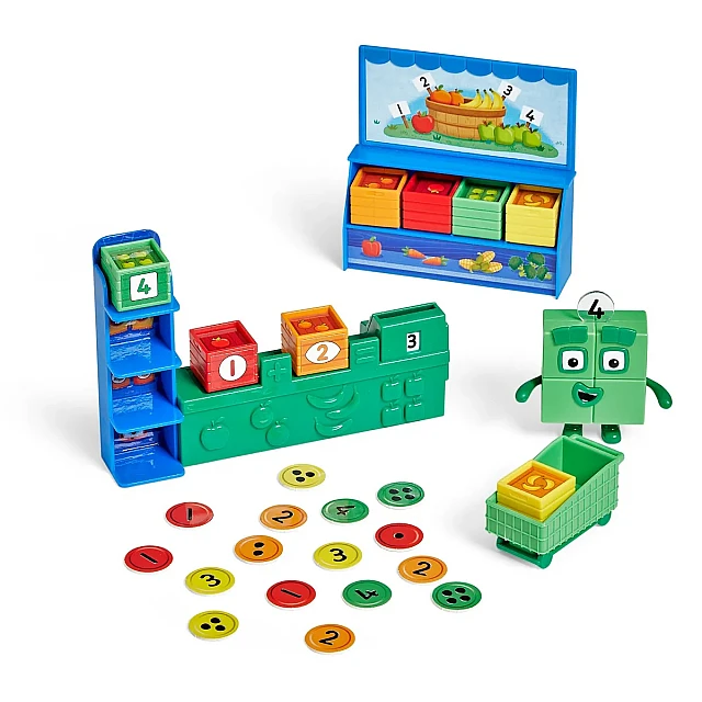 Learning Resources Комплект Мини пазар Numberblocks - Събирай и учи