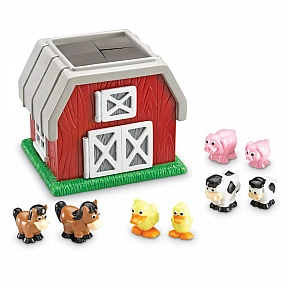 Learning Resources Farm Animal Barn Sensory Play
