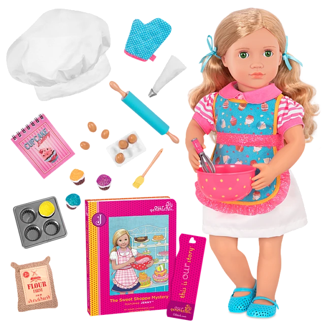 Our Generation doll - Women with a book