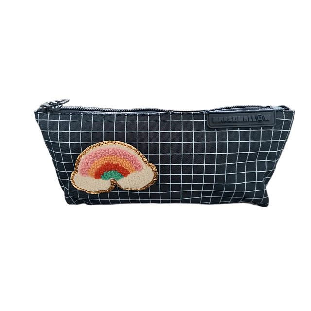 Vanity set Marshmallow, Chenill, 8x21x4cm, Dark blue