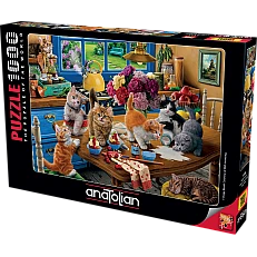 Kittens in the kitchen - 1000 piece puzzle