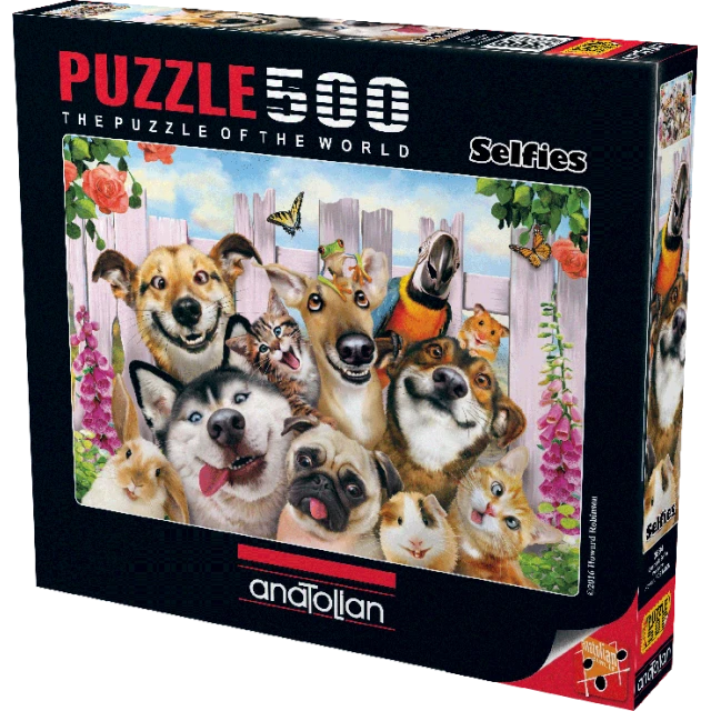 Animal selfie 500 pieces