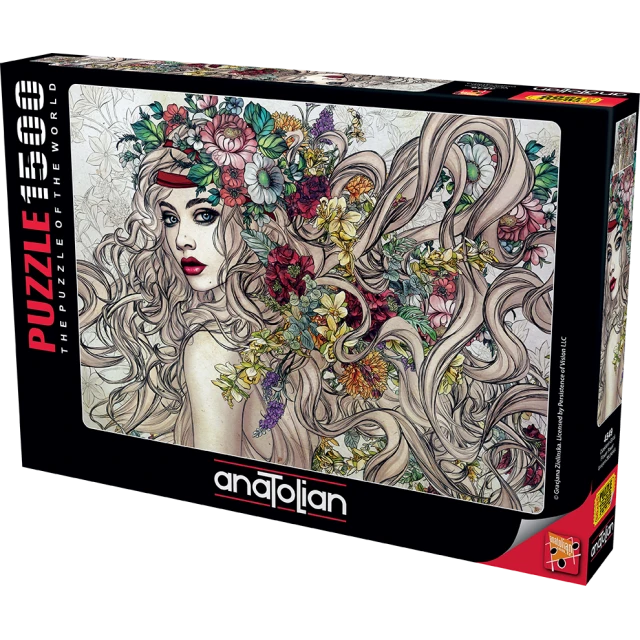 The power of flowers - puzzle 1500 pieces