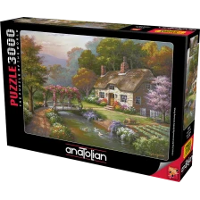 The house with roses - puzzle 3000 pieces