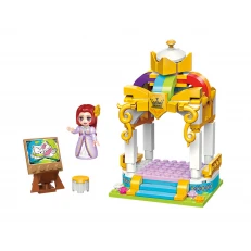 Building set Qman Colourful kiosk, 113 pieces