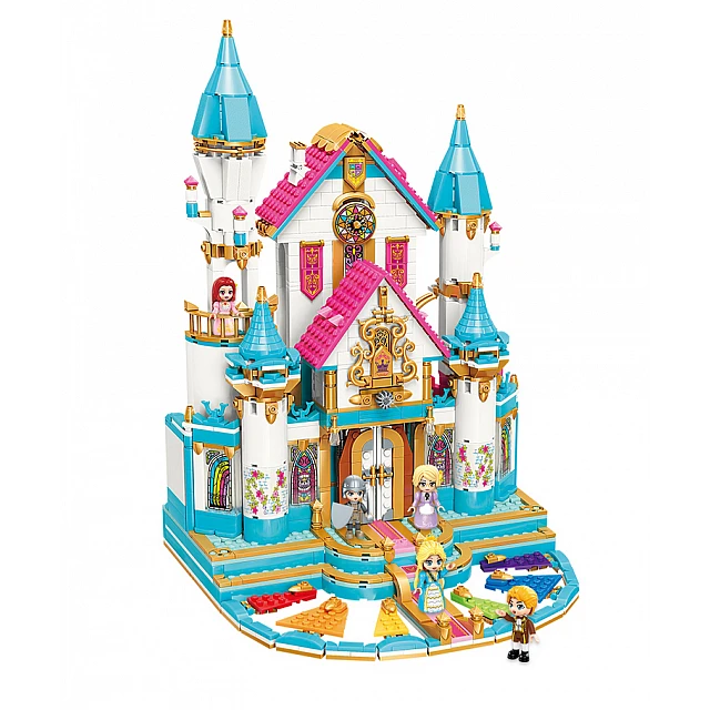 Constructor, Qman, The Flower Castle, 1169 pieces