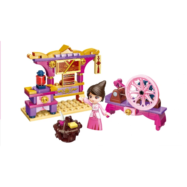 Constructor, Qman, Mulan, Heroine of Ancient China, Weaver’s Day, 118 pieces