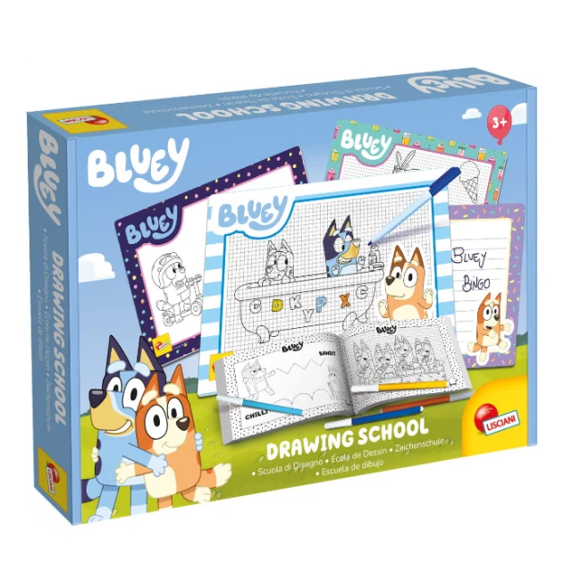 Creative set, Lisciani, Bluey, Drawing school