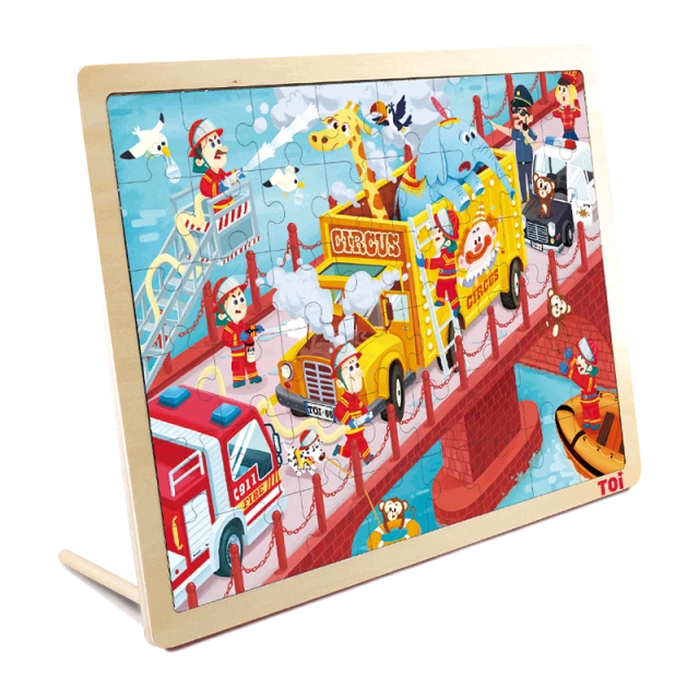 Fire in the circus - puzzle 48 pieces