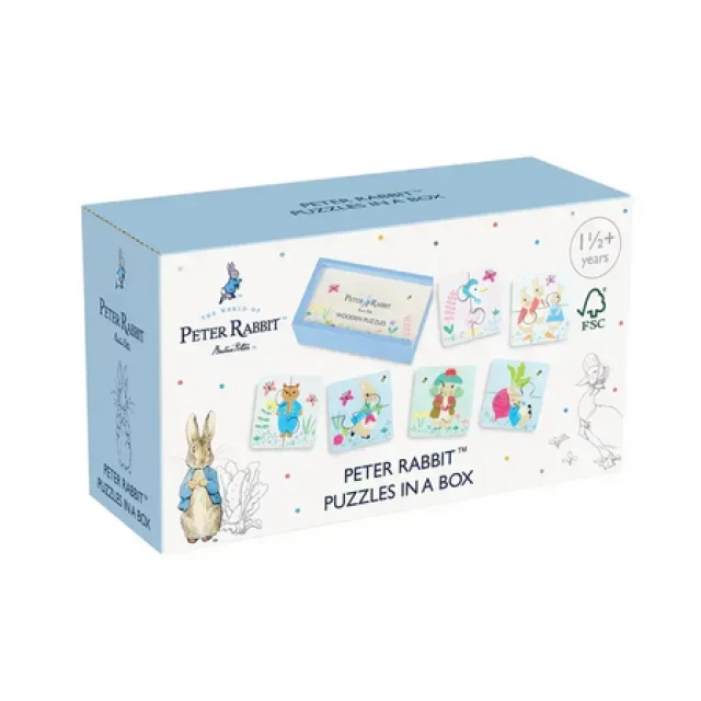 Дървен Съответстващ Пъзел, Peter Rabbit (FSC)