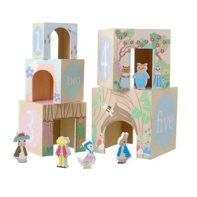 Wooden stacking cubes - Peter Rabbit (FSC®)