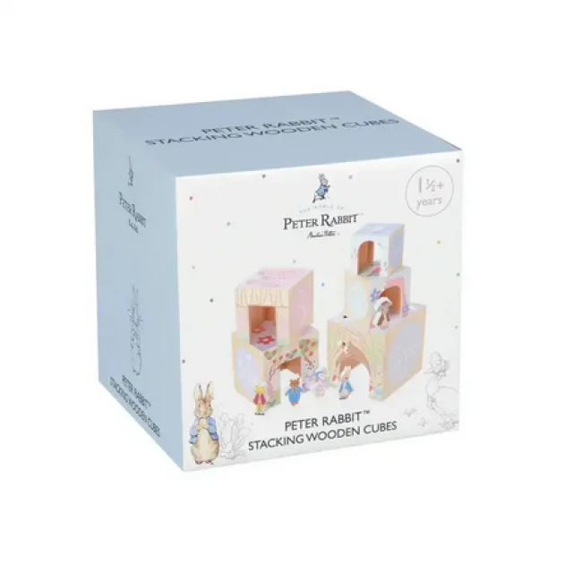 Wooden stacking cubes - Peter Rabbit (FSC®)