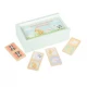 Dominoes in a wooden box, farm animals (FSC®)