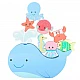 Wooden balancing game - Sea animals (FSC®)