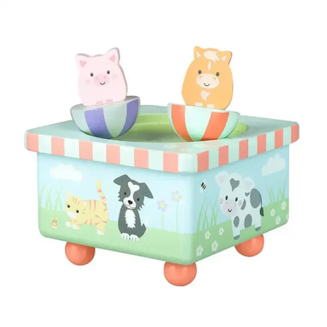 Wooden music box - Farm (FSC®)