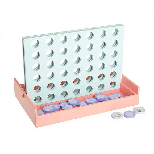 Wooden board game - 4 in a row (FSC®)