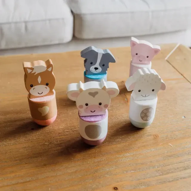Wooden bowling alley - Farm Animals (FSC®)