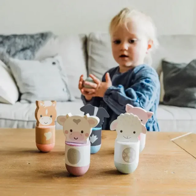 Wooden bowling alley - Farm Animals (FSC®)