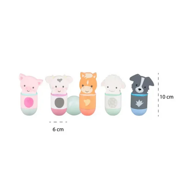 Wooden bowling alley - Farm Animals (FSC®)