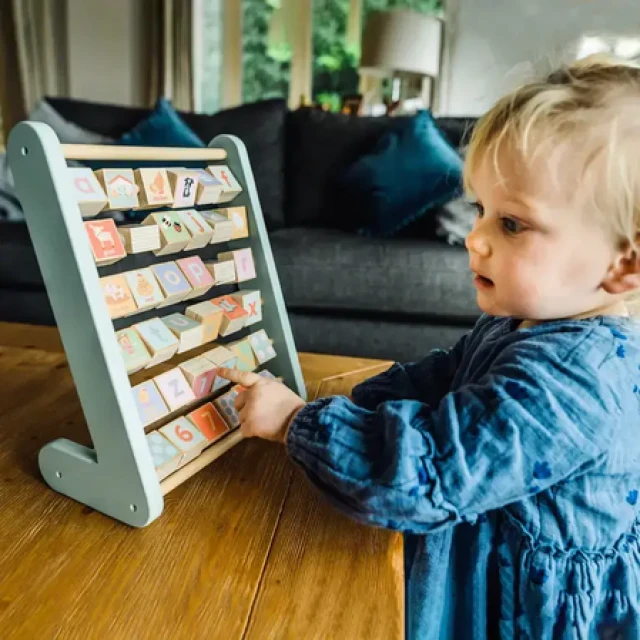 Wooden abacus - Farm animals (FSC®)