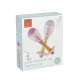 Set of maracas - Pink mouse and kitten