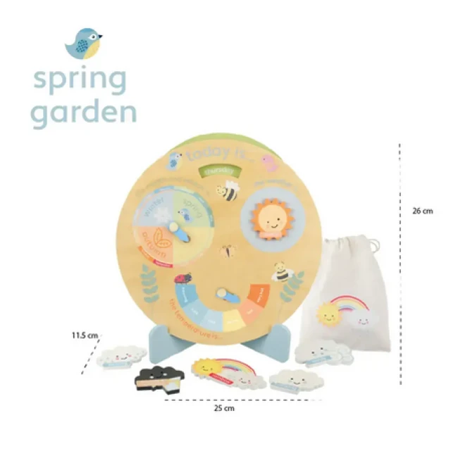 Обучителен часовник за времето - Spring Garden