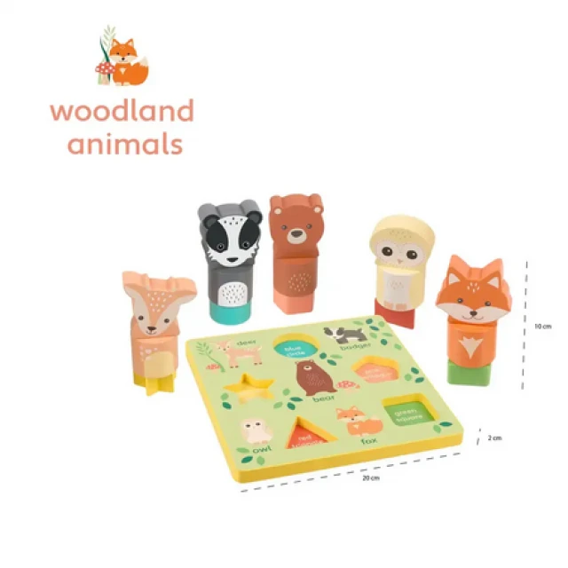 3D Пъзел с животни - Woodland Animals