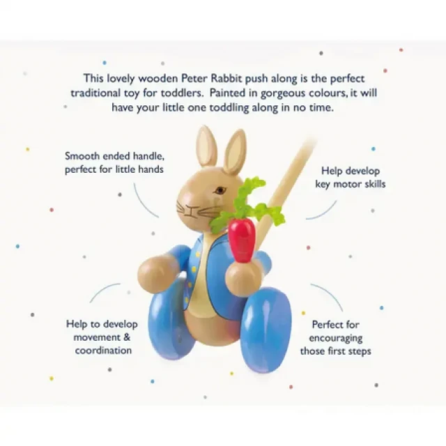 Дървена Буталка Питър - Peter Rabbit™