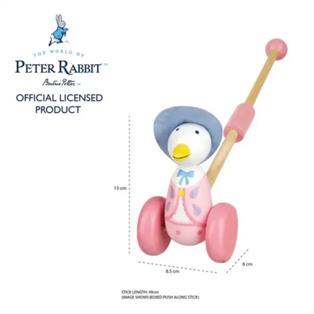 Push-along duck Jemima Puddle-Duck - Peter Rabbit™