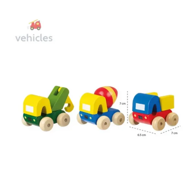 Construction machinery, 3 parts - Vehicles